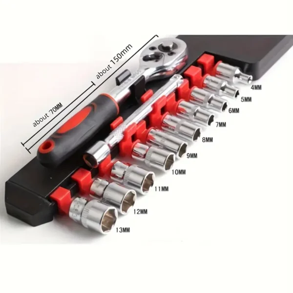 1a50b278-d77f-46a1-91c6-24fa6c033e8e 12pcs Carbon Steel Socket Wrench Set