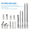 15pcs Wrench Socket Set