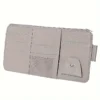 55382858-5533-420a-a72c-26fed50f3959 Gray PU Leather Car Visor Organizer