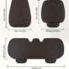 Luxurious Linen Diamond Car Seat Covers